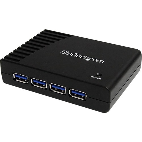 StarTech.com 4 Port Black SuperSpeed USB 3.0 Hub - 4 Total USB Port(s) - 4 USB 3.0 Port(s)