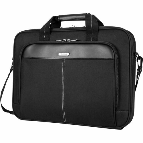 Targus TCT027US Carrying Case (Briefcase) for 15.6" to 16" Notebook - Black - TAA Compliant - Shock Absorbing - Polyester 