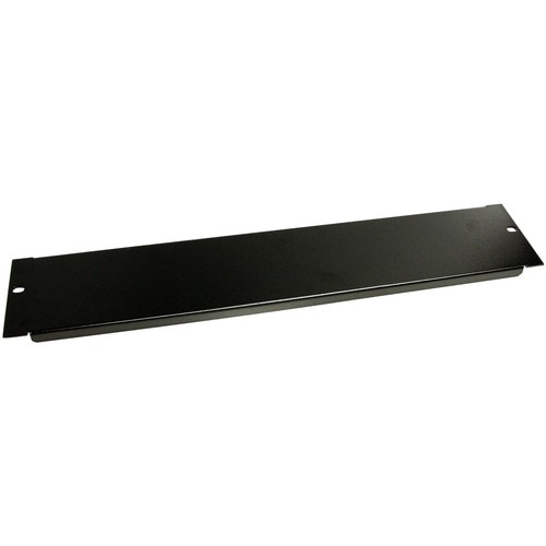 StarTech.com Blanking Panel â€" 2U â€" 19in â€" Steel â€" Black â€" Blank Rack Panel â€" Filler Panel â€" Rack Mount Panel