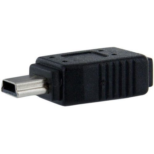 StarTech.com Adattatore micro USB a mini USB F/M - Nero