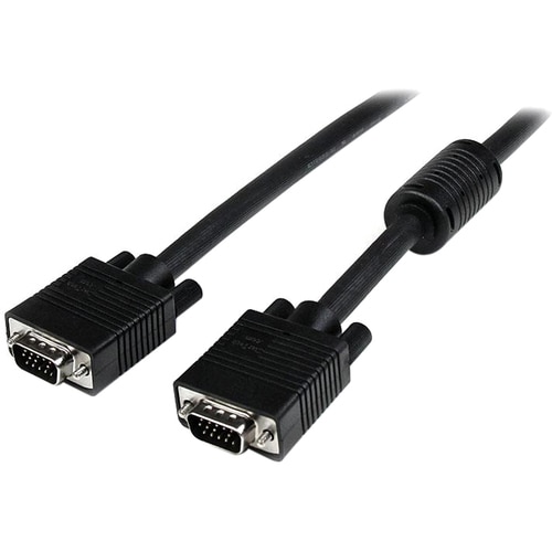 StarTech.com 10m Coax High Resolution VGA Monitor Cable - HD15 M/M - Cable for Monitor, Projector - First End: 1 x 15-pin 