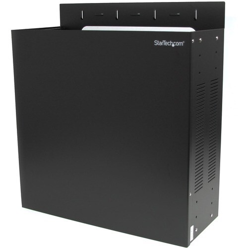 StarTech.com Wall-Mount Server Rack - Low-Profile Cabinet for Servers with Vertical Mounting - 4U - Steel - 27.76 kg Maxim