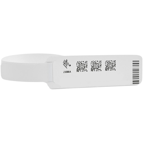 Zebra Z-Band Direct Multipurpose Label - 25.40 mm Width x 279.40 mm Length - Permanent Adhesive - Rectangle - Direct Therm