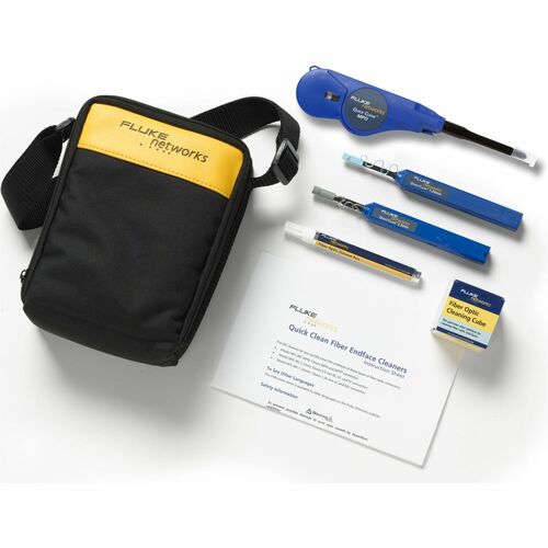 Fluke Networks NFC-KIT-CASE-E Fiber Optic Cleaning Kit - For Fiber Optic - Lint-free - 1