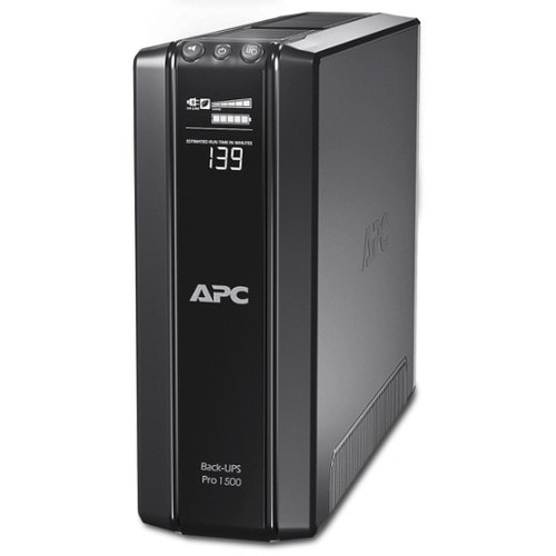 APC by Schneider Electric Back-UPS BR1500GI Line-interactive UPS - 1.50 kVA/865 W - Tower - 8 Hour Recharge - 220 V AC Inp
