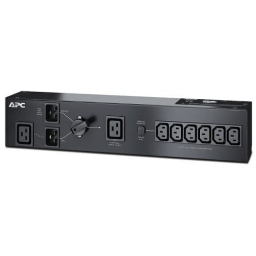 APC SERVICE BYPASS PANEL 230V 16A BBM IEC C20 input. (6) IEC C13 (1) C19 output