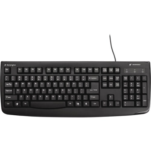 Kensington Pro Fit 64407 Keyboard - Cable Connectivity - USB Interface - Black - 104 Key