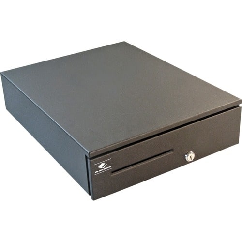 apg Heavy- Duty Point of Sale Cash Drawer | Series 4000 JB320-BL1317 - USD 4 Bill - 4 Coin - 1 Media Slot - Steel, Stainle