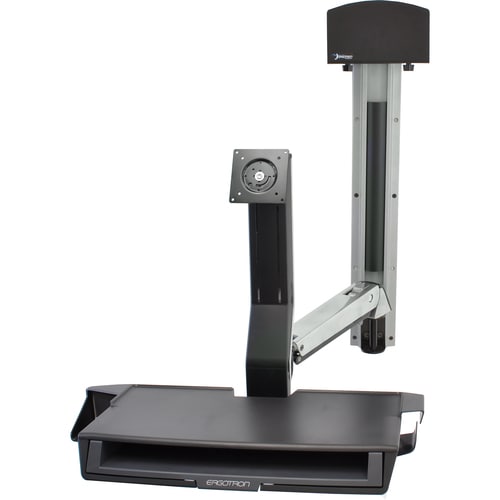 Metal Particle ++++ Ergotron StyleView per CPU, Flat Panel Display, Mouse, Tastiera - 61 cm (24") Supporto schermo - 14,51