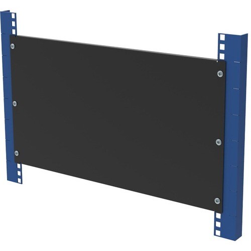 Rack Solutions 6U Blanking Panel - Steel - Black - 6U Rack Height - 1 Pack