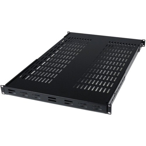 StarTech.com Ripiano 1U regolabile ventilato per montaggio su rack 19" - Robusto ripiano fisso per armadio server rack 19 