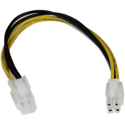 StarTech.com Cavo di estensione per alimentatore CPU 4P 8'' ATX12V 4 pin - M/F - Per Alimentazione - ATX / ATX - 1 Unità
