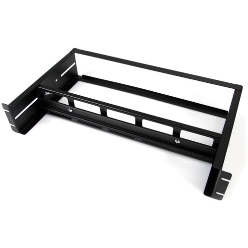 StarTech.com Kit di Guide DIN 2U per rack 19" - Barre DIN per montaggio a rack a profondità regolabile con guide con profi