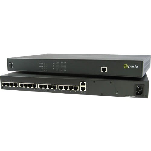 Perle IOLAN SDS16C Device Server - 64 MB - Twisted Pair - 2 x Network (RJ-45) - 32 x Serial Port - 10/100/1000Base-T - Gig