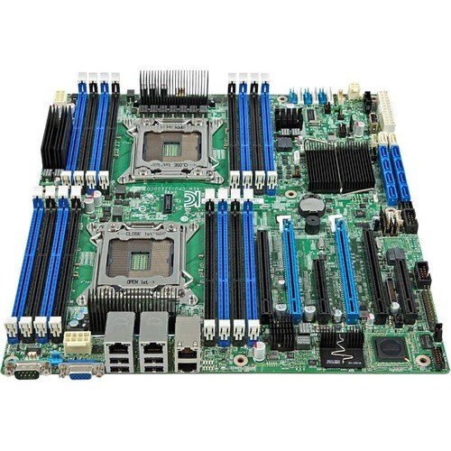 Intel S2600COE Server Motherboard - Intel C600-A Chipset - Socket R LGA-2011 - SSI EEB - 512 GB DDR3 SDRAM Maximum RAM - D