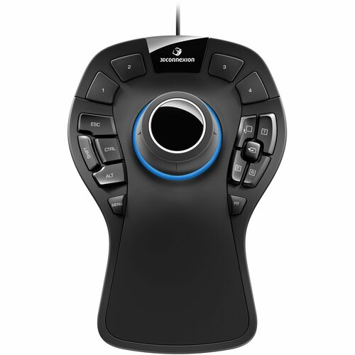 Dispositif d'Entrée 3D 3Dconnexion SpaceMouse Pro - USB - 15 Programmable Button(s) - Noir - Câble