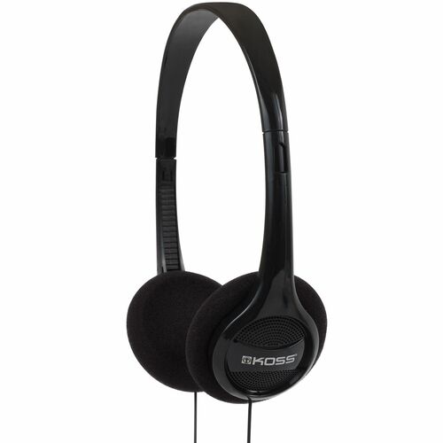 Koss Portable Headphones - Stereo - Black - Mini-phone (3.5mm) - Wired - Over-the-head - Binaural - Circumaural - 4 ft Cable