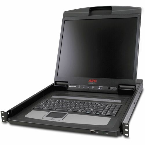 APC by Schneider Electric AP5719 LCD Rack Console - TouchPad - 100 V AC, 240 V AC Input Voltage - 1U High