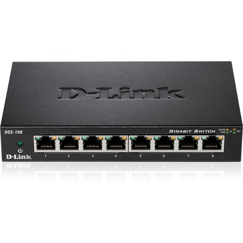 8-PORT 10/100 METAL HOUSING DESKTOP SWITCH