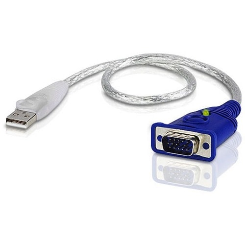ATEN 2A-130G VGA EDID Emulator - 1.15 ft USB/VGA Video Cable for Video Device, Monitor, Computer, KVM Extender, Video Exte