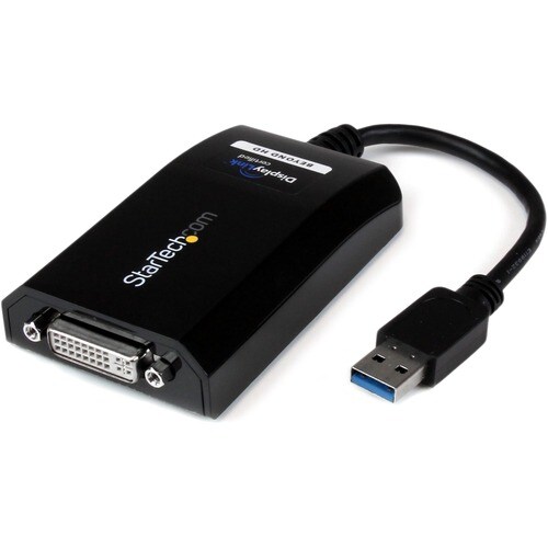 StarTech.com USB 3.0 to DVI External Video Card Multi Monitor Adapter - 2048x1152 - Connect a DVI display through SuperSpe