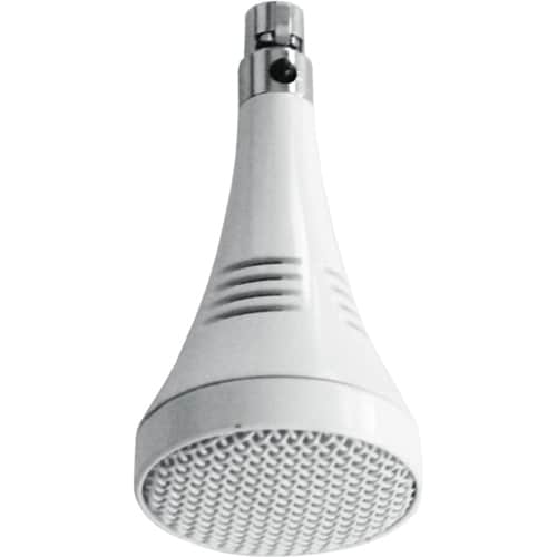 ClearOne Wired Condenser Microphone - White - 24 ft - 100 Hz to 12 kHz - 200 Ohm - 114 dB - Ceiling Mount - Mini XLR