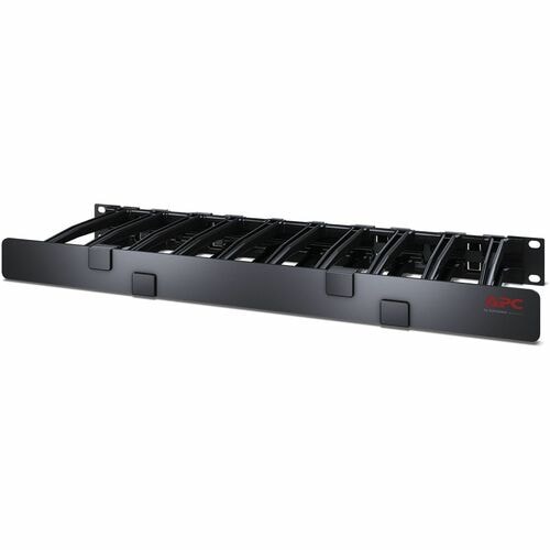 APC by Schneider Electric AR8612 Cable Organizer - Black - TAA Compliant - Cable Manager - 1U Rack Height