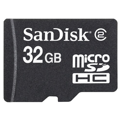 SanDisk SDSDQM-032G-B35 32 GB Class 4 microSDHC - 5 Year Warranty