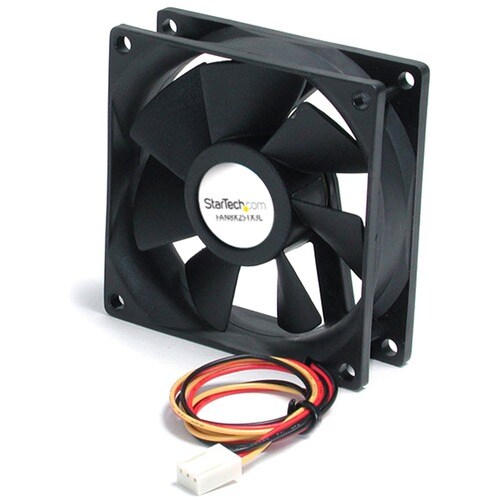 StarTech.com 80mm Gehäuselüfter - Lüfter für PC Gehäuse mit 3-pin Molex Stecker - 80 mm Maximum Fan Diameter - 45,19m³/h M