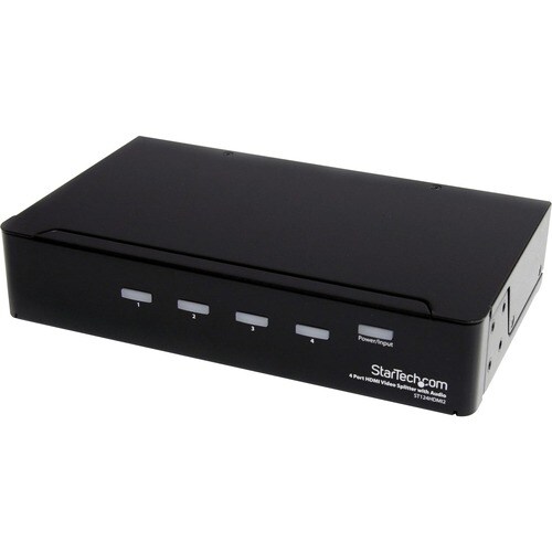 StarTech.com 4 Port High-Speed-HDMI Video Splitter und Signalverstärker - 1920 x 1200 - 9,14 m Maximale Betriebsreichweite