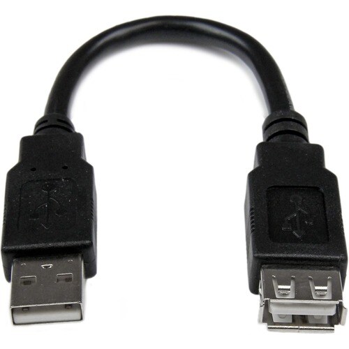 StarTech.com 15cm USB 2.0 Verlängerung - USB-A Verlängerungskabel St/Bu - Cable for Notebook, Flash-Laufwerk, Desktop-Comp