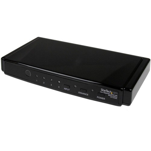 StarTech.com 4 Port HDMI® Video Switch - 4 auf 1 HDMI® 1080p mit Audio - bis 20m - 4 x HDMI Ein - 1 x HDMI Aus - DVD-Playe