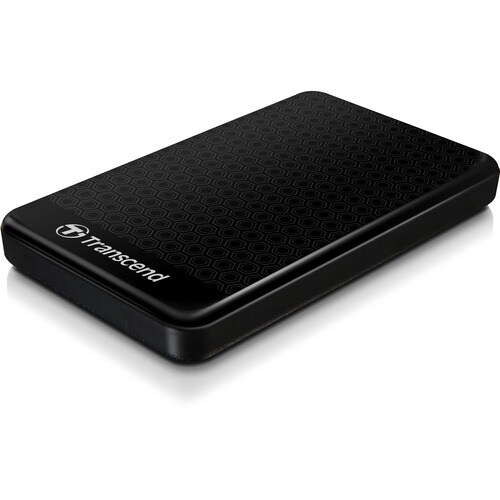 Disco rigido Portatili Transcend StoreJet 25A3 Robusto - 2,5"" Esterno - 1 TB - SATA - Nero - USB 3.0 - 3 Anno/i Garanzia