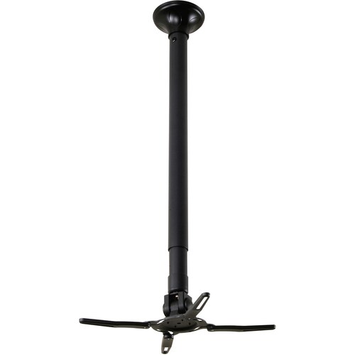 Newstar Universal Projector Ceiling Mount, Height Adjustable (72-112cm) - Black - Height Adjustable - 12 kg Load Capacity