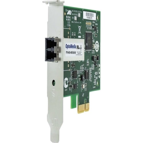 Allied Telesis AT-2911SX Gigabit Ethernet Card - PCI Express x1 - 1 Port(s) - Full-height, Low-profile - 1000Base-SX - Plu