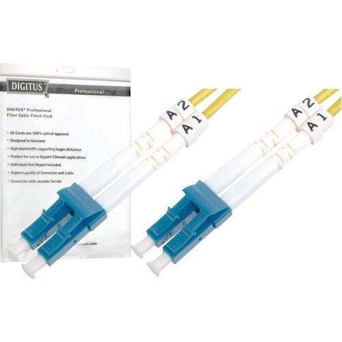 Assmann 1 m Glasfaser Netzwerkkabel - 1 - Cable for Netzwerkgerät - Patchkabel - Gelb