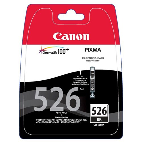 Canon CLI-526BK Original Jato de tinta Tinteiro - Preto - 1 / Pack