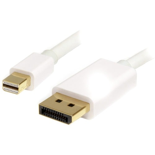StarTech.com 2m (6ft) Mini DisplayPort to DisplayPort 1.2 Cable, 4K x 2K mDP to DisplayPort Adapter Cable, Mini DP to DP C