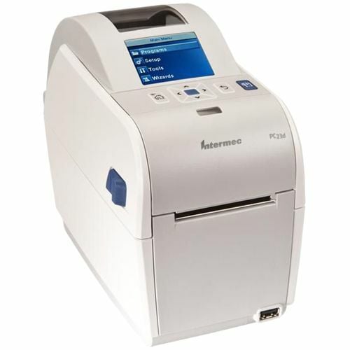 Intermec PC23d Desktop Direct Thermal Printer - Monochrome - Label Print - USB - 6 cm (2.4") LCD Display Screen - Real Tim