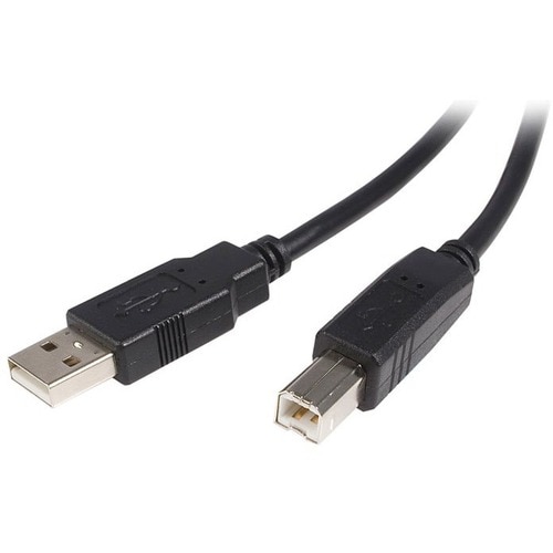 StarTech.com 1 m USB 2.0 A-auf-B-Kabel - Stecker/Stecker - 480 Mbit/s - 24/28 AWG - Schwarz