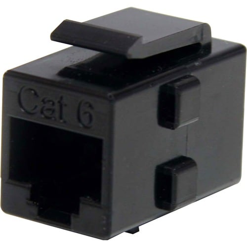 StarTech.com Coupleur réseau RJ45 de type Keystone Jack Cat 6 - F/F - Noir