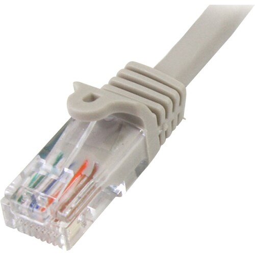 StarTech.com Cavo patch UTP antigroviglio Cat5e RJ45 grigio 15 m - Cavo patch 15m - Cable for Dispositivo di rete - Cavo p