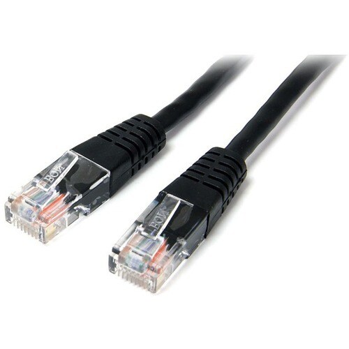 StarTech.com Cavo patch UTP Cat5e RJ45 modellato nero da 15 m Cat 5e - Cavo patch da 15 m - Cable for Dispositivo di rete,
