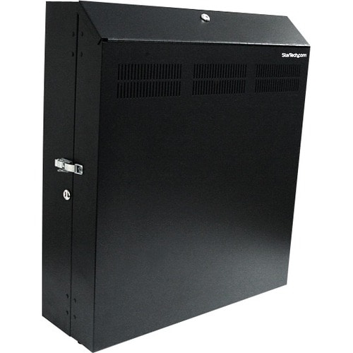 StarTech.com 4U 48cm Secure Horizontal Wall Mountable Server Rack - 2 Fans Included - Wall-mount your server or networking
