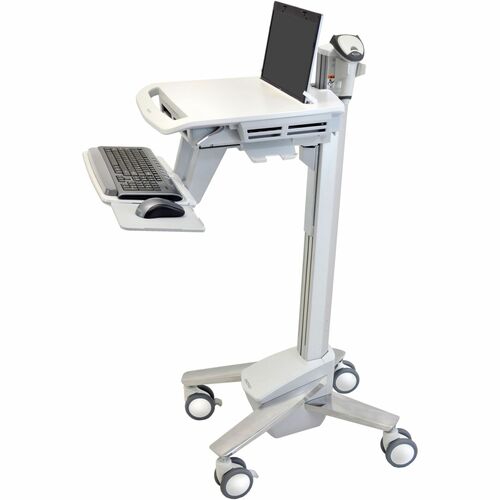 Ergotron StyleView SV 40 medizinischer Laptop Visitenwagen - 8,16 kg Kapazität - 4 Rollen - Aluminium, Plastik, Verzinkter