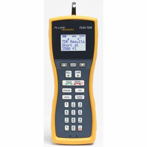 Fluke Networks Test Set + TDR, 4 MM Banana, Extra-large Alligator Clips, Test Probe - Cable Length Testing, Voice Signal T