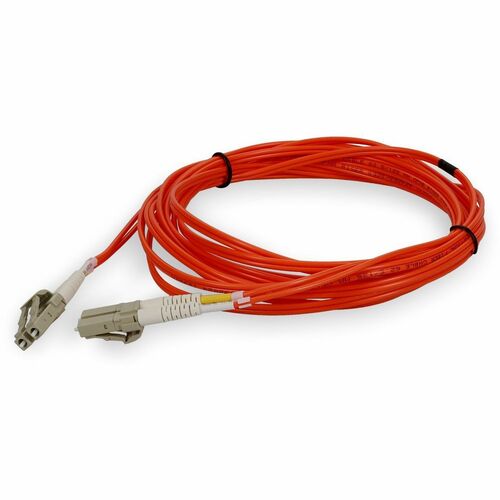 AddOn 1m LC (Male) to LC (Male) Orange OM1 Duplex Fiber OFNR (Riser-Rated) Patch Cable - 100% compatible and guaranteed to