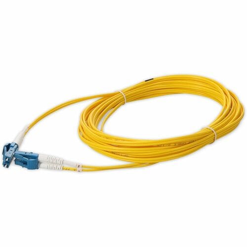 AddOn 3m LC (Male) to LC (Male) Yellow OS2 Duplex Fiber OFNR (Riser-Rated) Patch Cable - 100% compatible and guaranteed to