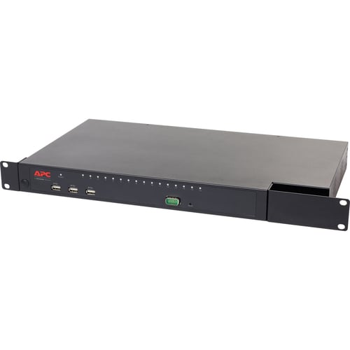 APC by Schneider Electric KVM Switchbox - 16 Computer(s) - UXGA - 1600 x 1200 - 1U - Rack-mountable