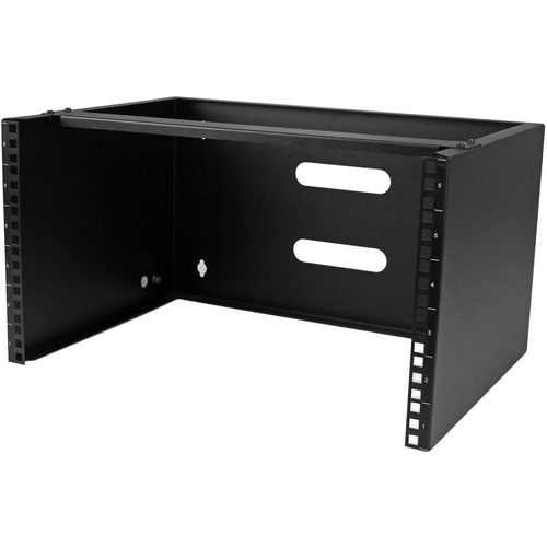 StarTech.com Soporte Montaje en Pared de 6U 13.78in Profundidad Rack Horizontal para Patch Panel Parcheo - Acero - 20.05kg